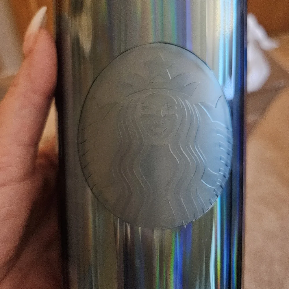 NWT 2 Starbucks Tumblers Fall 2022 Ocean Kaleidoscope Dome 24oz Venti w Straws